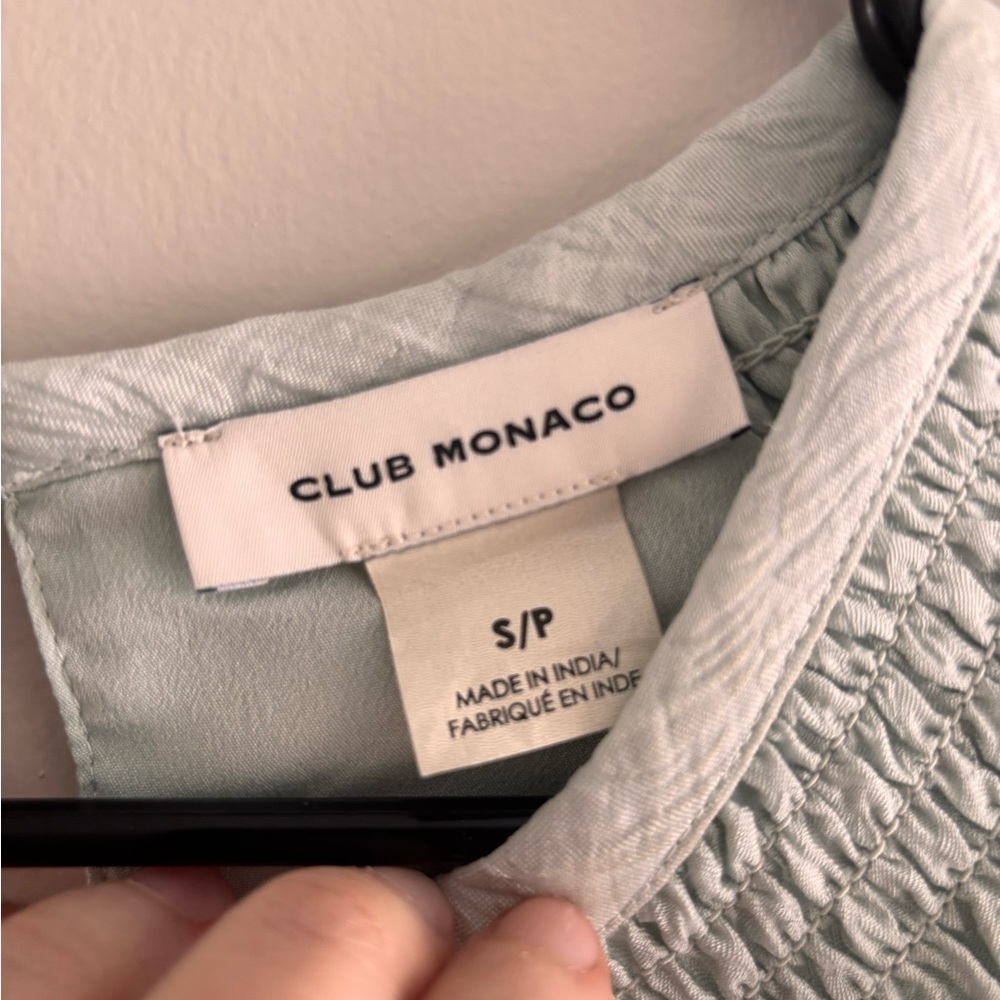 Club Monaco Tiered Cloud Mini Dress - Picture 7 of 8